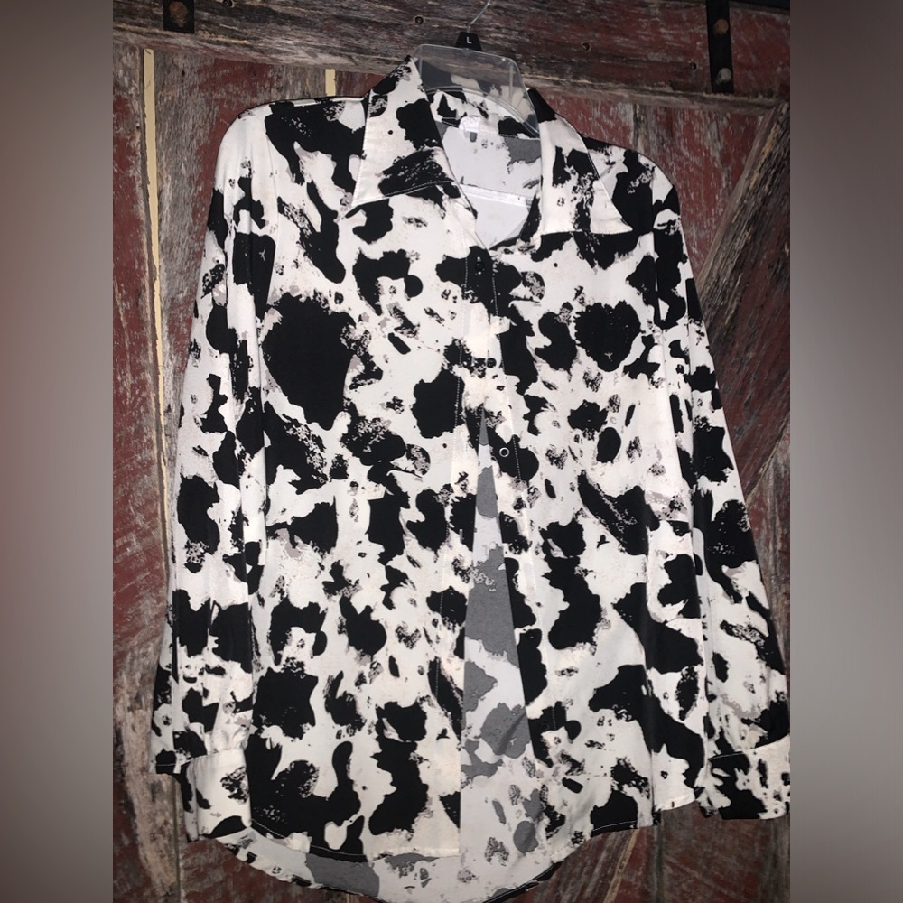 Silk Western Button Down,